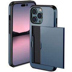 imoshion Backcover mit Kartenfach Apple iPhone 14 Pro - Dunkelblau