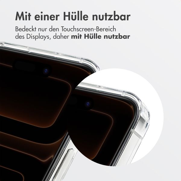 Accezz Sichtschutz-Schutzglas mit Applikator Apple iPhone 17 Pro Max