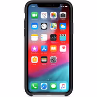 Apple Silikon-Case Schwarz für das Apple iPhone Xs / X