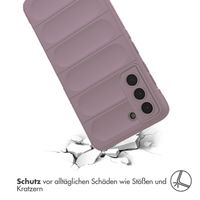 imoshion EasyGrip Back Cover für das Samsung Galaxy S21 FE - Violett