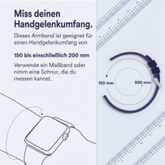 Apple Sport Armband für  Apple Watch Series 1 - 9 / SE (38/40/41 mm) - Größe M/L - Neon Yellow