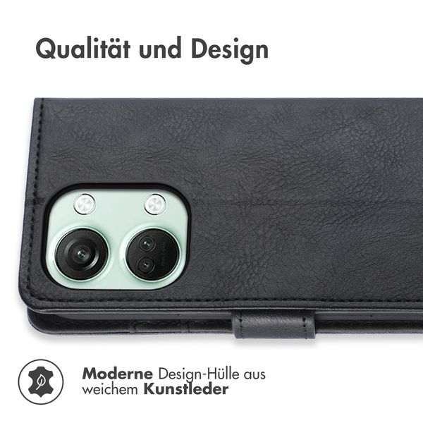 imoshion Luxuriöse Klapphülle OnePlus Nord 3 - Schwarz
