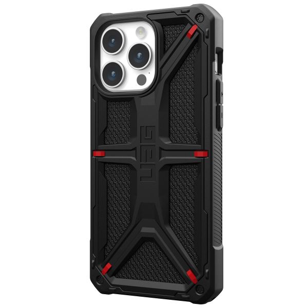 UAG Monarch Backcover für das Apple iPhone 15 Pro Max - Kevlar Black