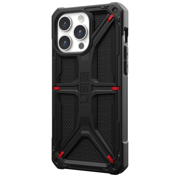 UAG Monarch Backcover für das iPhone 15 Pro Max - Kevlar Black