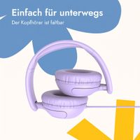 imoshion Kinderkopfhörer mit AUX-Kabel - Dezibelbegrenzer - Lavender Lilac