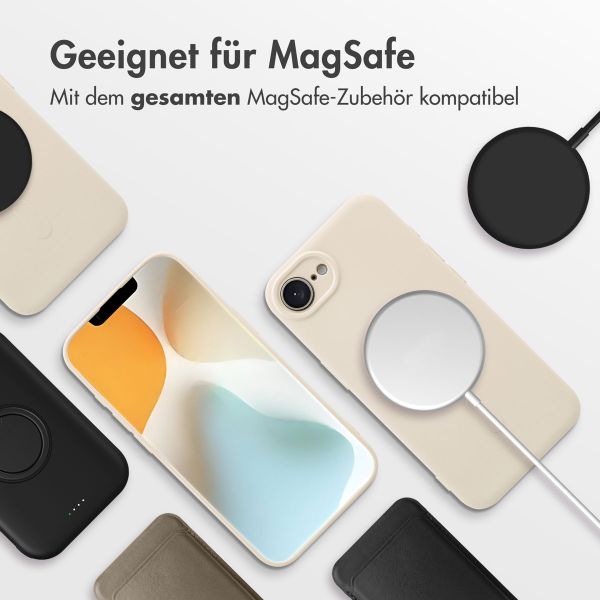 imoshion Color Back Cover mit MagSafe iPhone 16e - Beige