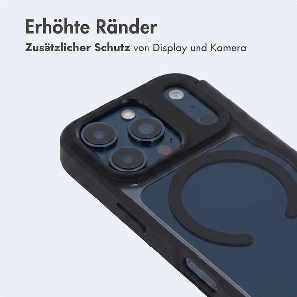 imoshion Transparente Bookcase mit MagSafe Apple iPhone 17 Pro Max - Schwarz