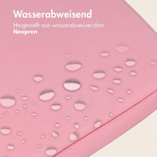 imoshion Laptop-Hülle mit Staufach 14 Zoll - Laptop Sleeve - Candy Pink