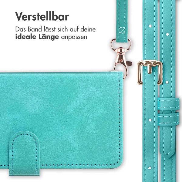 imoshion Klapphülle mit Kordel Apple iPhone 13 - Türkis