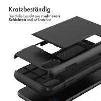 imoshion Backcover mit Kartenfach für das iPhone Xs / X - Schwarz