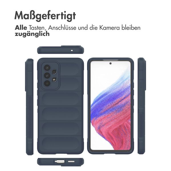 imoshion EasyGrip Back Cover für das Samsung Galaxy A53 - Dunkelblau