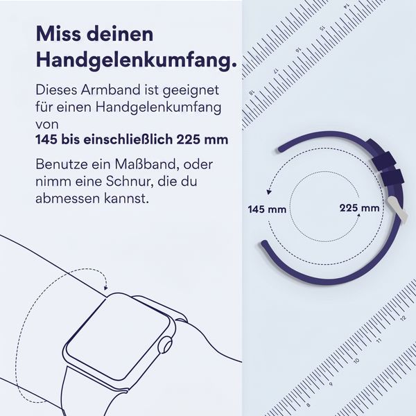 imoshion Magnetisches Milanaise Armband für das  Fitbit Versa 4/ 3 / Sense (2) - Schwarz