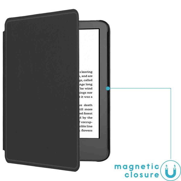 imoshion Slim Hard Case Sleepcover für das Amazon Kindle (2024) / Amazon Kindle (2022) 11th gen - Schwarz