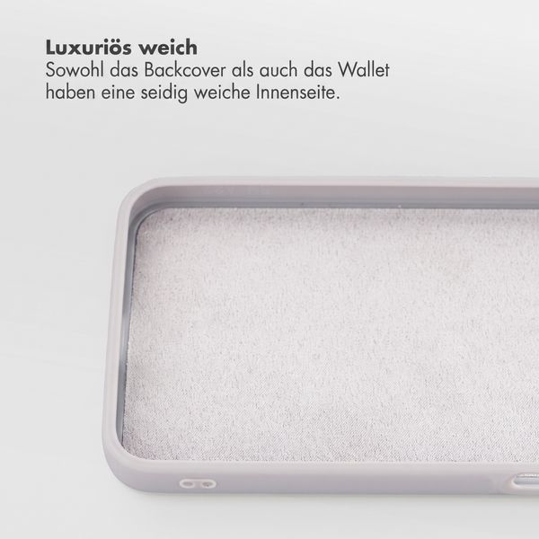 Accezz Edge abnehmbare Bookcase mit MagSafe Samsung Galaxy A27 (5G) - Grau