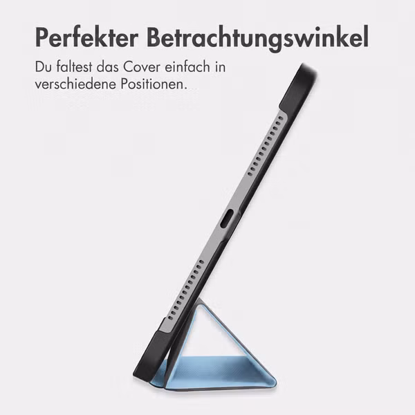 imoshion Trifold Klapphülle Apple iPad Air 13 Zoll (2026) M4 / (2025) M3 / (2024) M2 - Hellblau