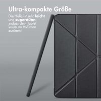 imoshion Origami Klapphülle für das Samsung Galaxy Tab A9 Plus - Schwarz