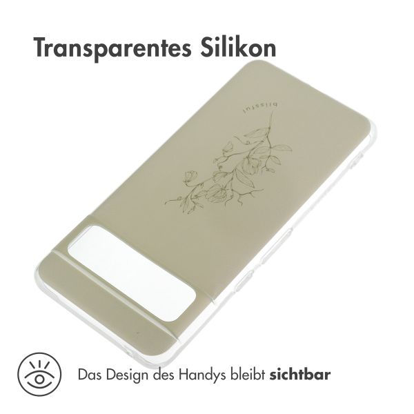 imoshion Design Hülle für das Google Pixel 8 Pro - Floral Green