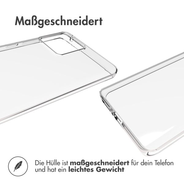 Accezz TPU Clear Cover für das Motorola Edge 30 Fusion - Transparent