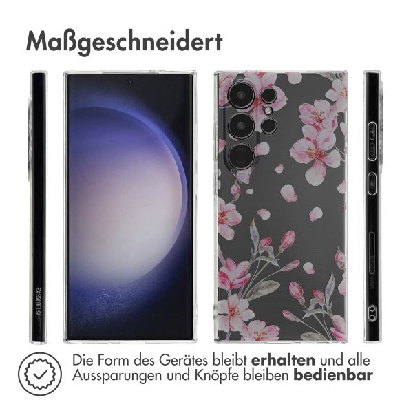 imoshion Design Hülle Samsung Galaxy S24 Ultra - Blossom Watercolor