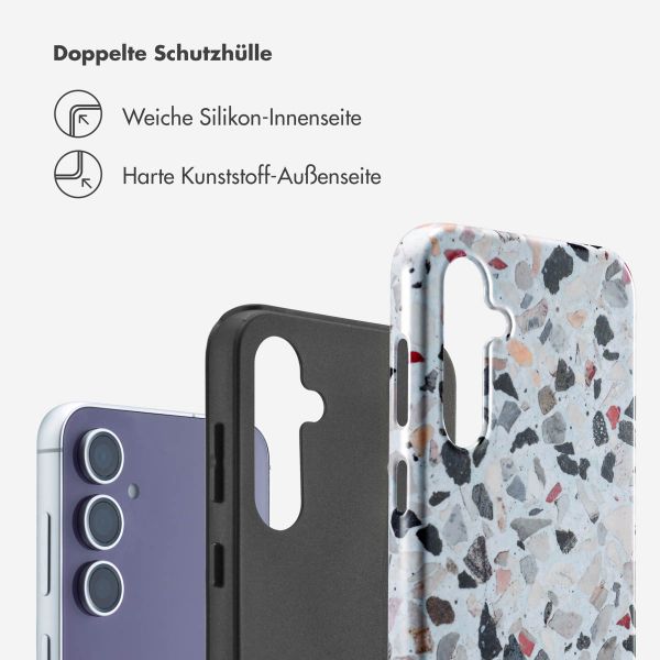 Selencia Vivid Back Cover Samsung Galaxy S23 FE - Chic Terazzo