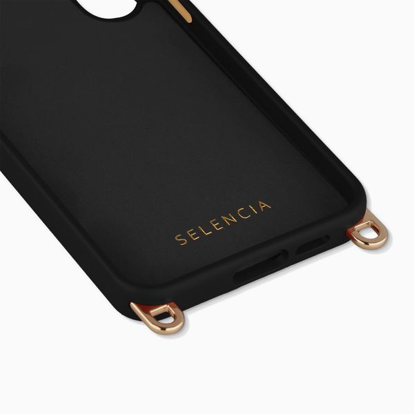Selencia Rivièra Backcover mit MagSafe mit abnehmbaren Haken Samsung Galaxy A53 - Velvet Black