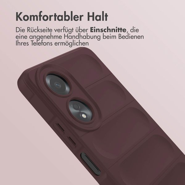 imoshion EasyGrip Back Cover für das Oppo A58 (4G) - Aubergine