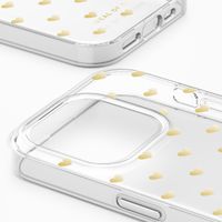 iDeal of Sweden Mirror Case Apple iPhone 15 Pro Max - Golden Hearts