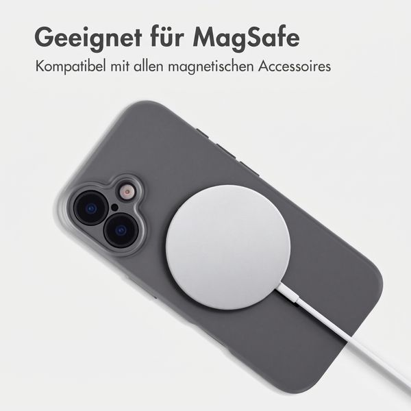 Accezz Grip Backcover mit MagSafe Apple iPhone 16 - Grau