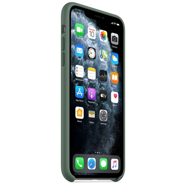 Apple Silikon-Case für das iPhone 11 Pro Max - Pine Green