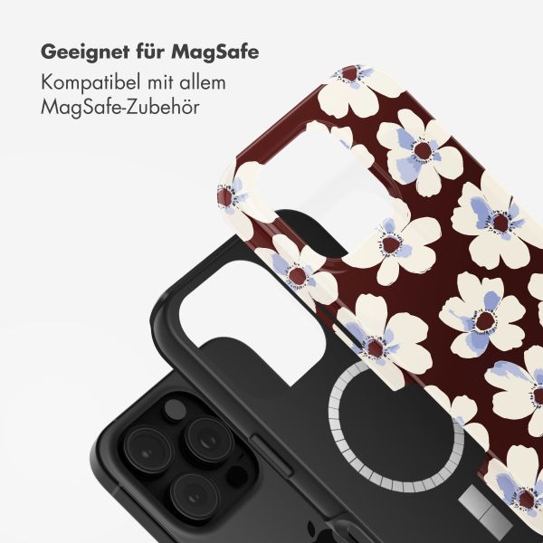 Selencia Vivid Rückabdeckung mit MagSafe Apple iPhone 16 Pro - Choco Flower Pop