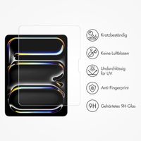Accezz Schutzfolie aus gehärtetem Glas mit Applikator Apple iPad Pro 13 (2025) M5 / (2024) M4