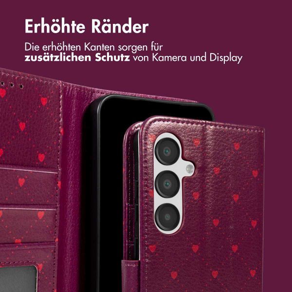 imoshion Design Klapphülle Samsung Galaxy A35 - Crush Check Coral Dust