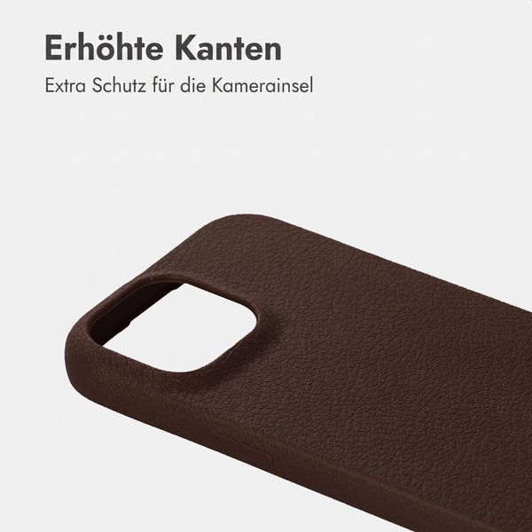 imoshion Texture Backcover Apple iPhone 13 Pro - Dunkelbraun