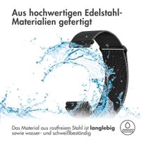 imoshion Mailändische Magnetarmband - 20-mm-Universalanschluss - Größe M - Schwarz