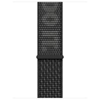 Apple Nike Sport Loop Band für das Apple Watch Series 1-9 / SE - 38/40/41 mm / Series 10 - 42 mm - Black / Summit White