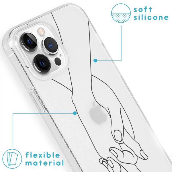 imoshion Design Hülle für das iPhone 13 Pro - Holding Hands