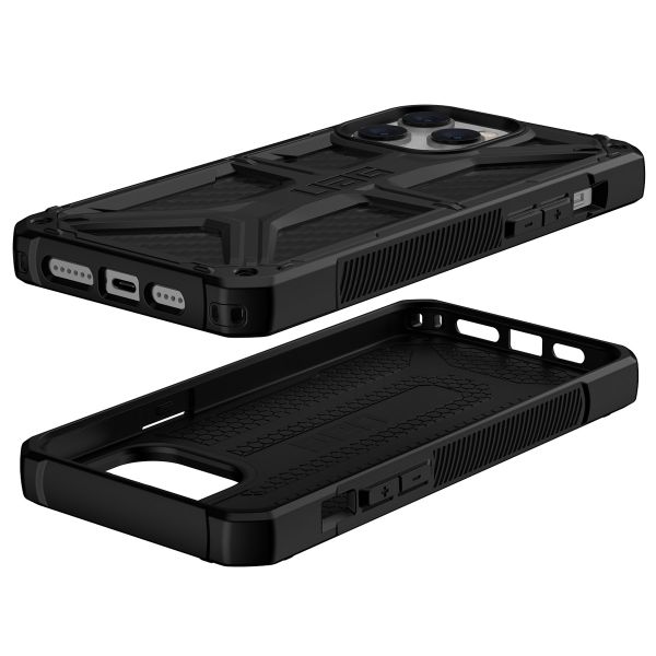 UAG Monarch Backcover für das Apple iPhone 14 Pro Max - Carbon Fiber
