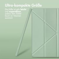 imoshion Origami Klapphülle Apple iPad 9 (2021) 10.2 Zoll / iPad 8 (2020) 10.2 Zoll / iPad 7 (2019) 10.2 Zoll - Hellgrün