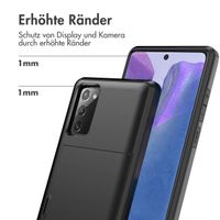 imoshion Backcover mit Kartenfach Samsung Galaxy S20 FE - Schwarz