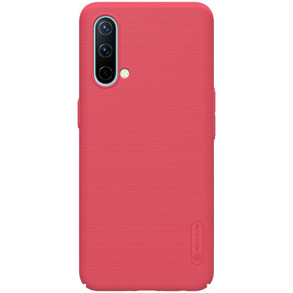 Nillkin Super Frosted Shield Case für das OnePlus Nord CE 5G - Rot