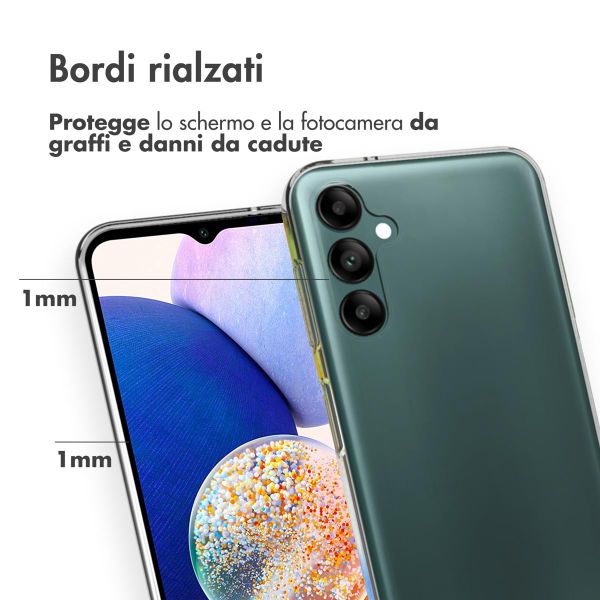 Accezz Clear TPU Backcover Samsung Galaxy A14 (5G/4G) - Transparent