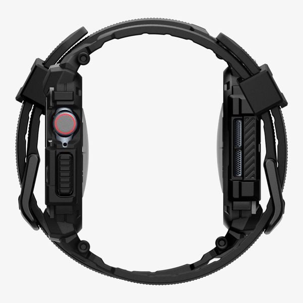 Spigen Rugged Armor™ Hülle für die Apple Watch Series 10 - 46 mm - Matt Schwarz