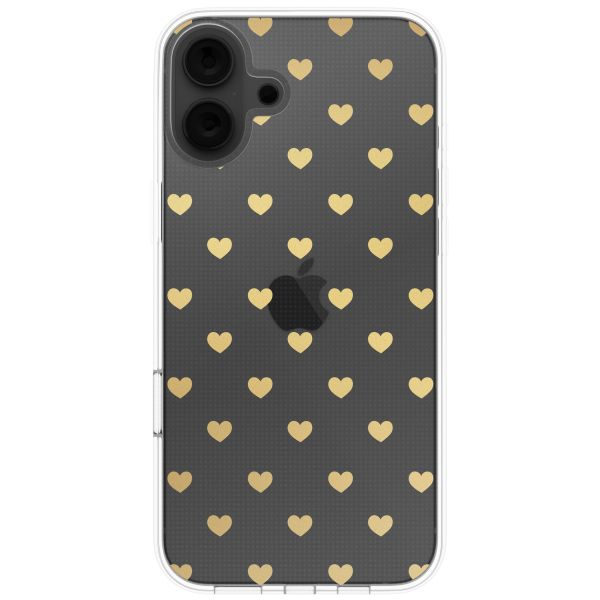 imoshion Design Hülle Apple iPhone 16 - Golden Hearts