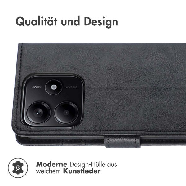 imoshion Luxuriöse Klapphülle Xiaomi Redmi Note 14 (5G) - Schwarz