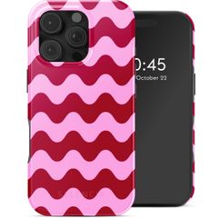 Selencia Vivid Back Cover Apple iPhone 16 Pro - Wave Vibes Lipstick