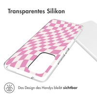 imoshion Design Hülle für das Samsung Galaxy A53 - Retro Pink Check