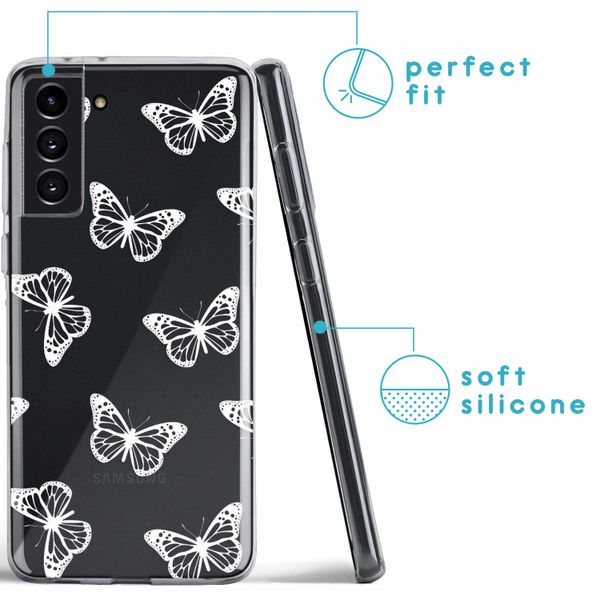 imoshion Design Hülle Samsung Galaxy S21 FE - Butterfly