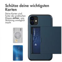 imoshion Backcover mit Kartenfach Apple iPhone 11 - Dunkelblau