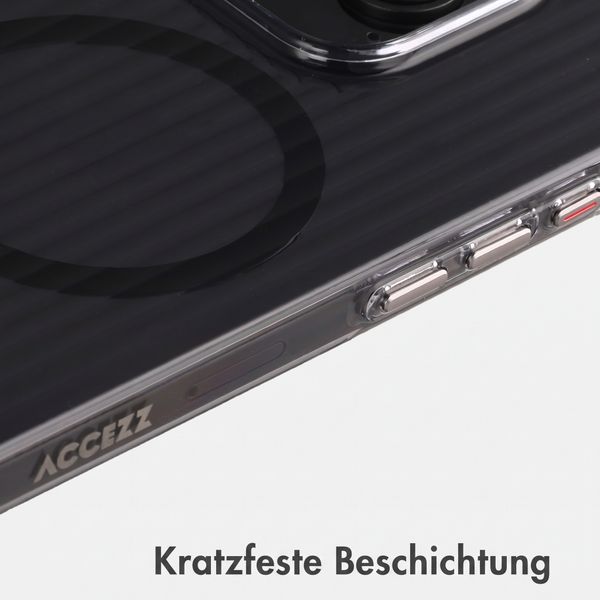 Accezz Lite Backcover mit MagSafe | Fluted | Apple iPhone 15 Pro - Schwarz