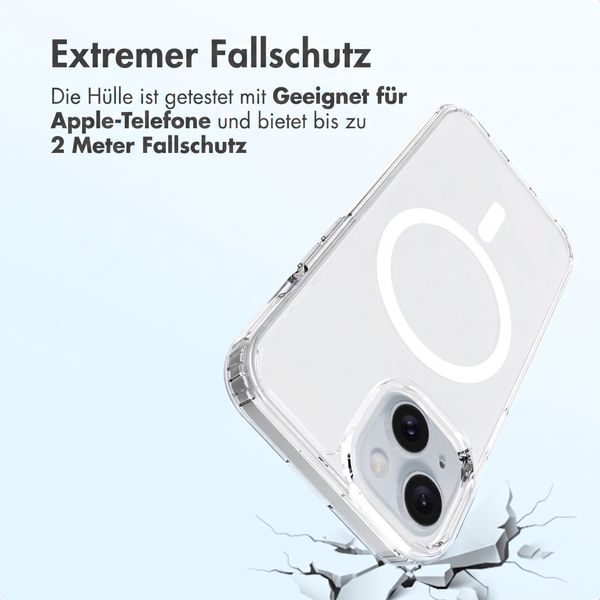 Accezz Xtreme Impact Backcover mit MagSafe Apple iPhone 15 - Transparent